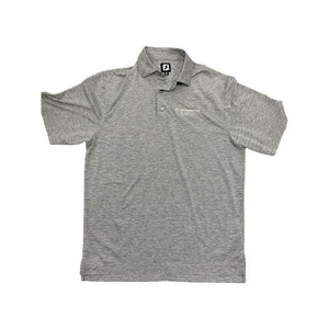 FootJoy Polo Shirt Men's Medium Gray‎ Striped Golf Polo OCU Athletics